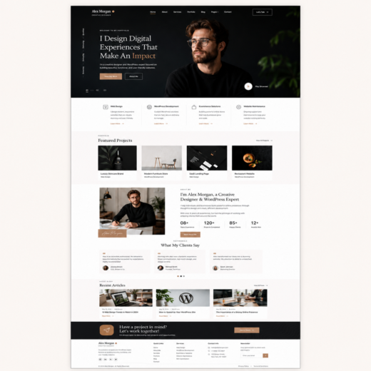 Premium Portfolio WordPress Theme