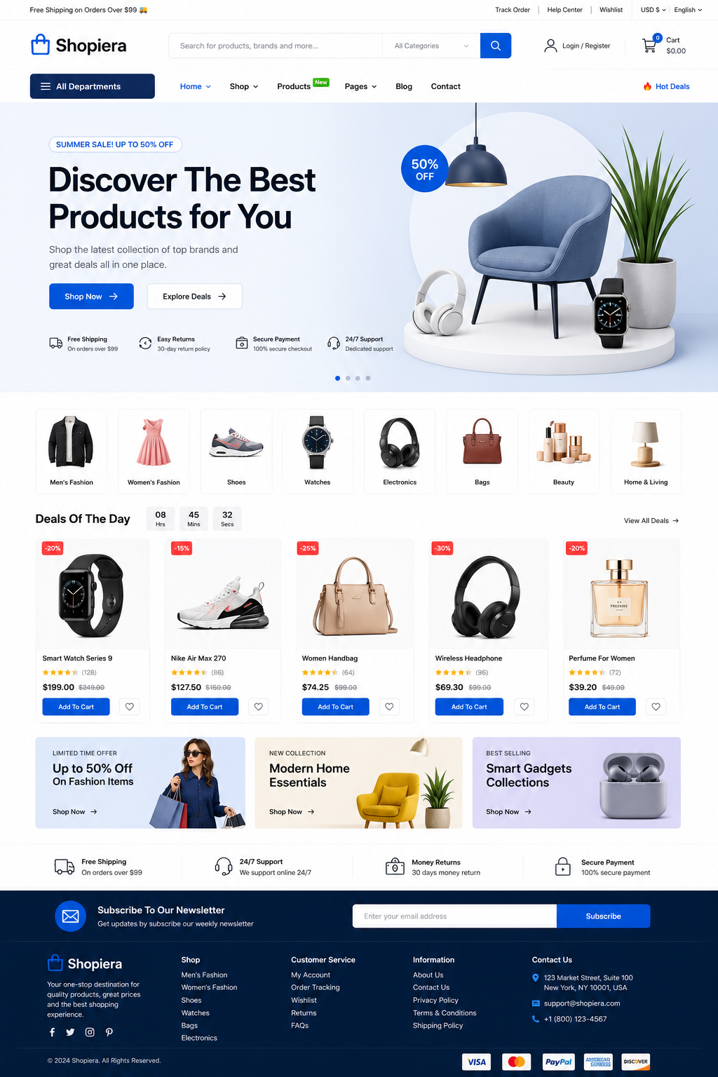 Shopiera WooCommerce Premium Theme